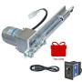 BEMONOC Upgraded Stroke 4inches 100mm Linear Actuator AC 110V Reciprocating Motor High Speed 280 RPM 15W AC Speed Controller Kits for Particle-making Experiment