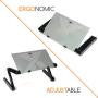 QuickLIFT Adjustable Tablet Stand Mount and Standing Desk Converter for Bed, Couch or Table with X-Vent Cooling for Microsoft Surface, Surface Pro, Surface Go, Surface Book ! Includes Screen Cloth
