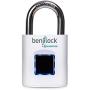 BenjiLock By Hampton 43MM Fingerprint Padlock, White