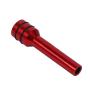 Qiilu 2Pcs Universal Car Truck Aluminum Interior Door Lock Knob Pins Cover(Red)