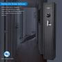 BARSKA AX12760 Keypad Biometric Fingerprint 4 Position Rifle Safe 1.83 Cubic Ft, Black