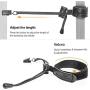 Julius Studio Premium Photo & Video 10 ft. Wide Backdrop Stand (122 x 86 inch) Background Support System Kit with Spring Clamp, Sand Bag, Carry Bag, Photography Studio, JSAG283