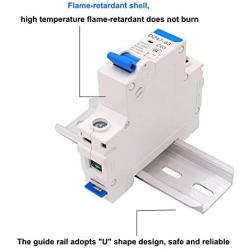 smseace Miniature Circuit Breaker Low Voltage 63A 230/400V 1 Pole DIN Rail Installation DZ47-63 C63