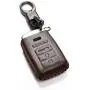 Vitodeco Genuine Leather Smart Key Keyless Remote Entry Fob Case Cover with Key Chain for Acura RLX, Acura TLX, Acura ILX (4 Buttons, Brown) Vitodeco Genuine Leather Smart Key Keyless Remote Entry Fob Case Cover with Key Chain for Acura RLX, Acura TLX, Acura ILX (4 Buttons, Brown)