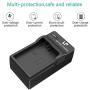 EN-EL14 EN EL14a Battery Charger, LP Charger Compatible with Nikon D3500, D5600, D3300, D5100, D5500, D3100, D3200, D5200, D5300, D3400, DF, Coolpix P7000, P7100, P7700, P7800 Cameras & More