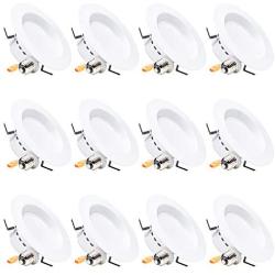 Hyperikon 6 Inch LED Recessed Lighting, 21W=150W, Dimmable Retrofit Can Lights Ceiling Downlight, 1450 Lumens, UL, Energy Star, Daylight White, 12 Pack