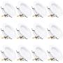 Hyperikon 6 Inch LED Recessed Lighting, 21W=150W, Dimmable Retrofit Can Lights Ceiling Downlight, 1450 Lumens, UL, Energy Star, Daylight White, 12 Pack