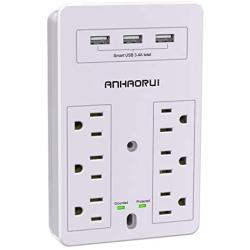 Surge Protector, ANHAORUI Multi Plug Outlet