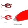BLAKAYA Compatible with Sticker Carbon Fiber Window Switch Control Panel Trim Cover Accessories for Ford Mustang 2015 2016 2017 2018 2019 2020 (4PCS Red)