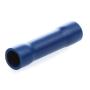 AIRIC Blue Butt Connectors Crimp 100pcs 16-14AWG Butt Connector Fully Insulated PVC Butt Splice Wire Connectors, 16-14 Gauge