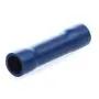 AIRIC Blue Butt Connectors Crimp 100pcs 16-14AWG Butt Connector Fully Insulated PVC Butt Splice Wire Connectors, 16-14 Gauge