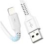 6 inch iPhone Charge Cable Short, 0.5ft 5Pack USB to Lightning Cord for Fast Charging Stations Compatible with Apple iPhone 12 11 Pro Max Xs 8 7 6 5 Plus, iPad Air/Mini
