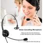 Sinseng Cisco Telephone Headsets for Landline Phones with RJ9, Hands-Free Headset with Volume Control for Office Phone, Call Center Headphones with Noise Cancelling Microphone for Cisco Phone