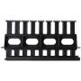 Leviton 492RU-HFR Horizontal Cable Management, 2RU, 3-inch by 3-inch Front and 2-inch by 4-inch Rear