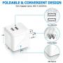 iPhone Wall Charger,Everdigi Dual Port Wall Charger Power Adapter with 2 Pack 3FT iPhone Charger Charging Cord Compatible with iPhone X 8 8Plus 7 7Plus SE 6sPlus 6s 6 5s, iPad and More (white)