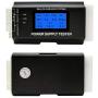 Computer PC Power Supply Tester, ATX/ITX/IDE/HDD/SATA/BYI Connectors Power Supply Tester, 1.8 LCD Screen (Aluminum Alloy Enclosure)