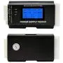 Computer PC Power Supply Tester, ATX/ITX/IDE/HDD/SATA/BYI Connectors Power Supply Tester, 1.8 LCD Screen (Aluminum Alloy Enclosure)
