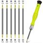 Small Screwdriver Sets, Precision Mini Screwdrivers Set Repair Tool Bit Kit with 6PCS Flat Phillips Pentalobe Triwing Y for Eyeglass Watch Jewelers Laptop Computer Macbook Electronic