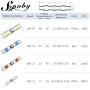 50pcs Solder Seal Wire Connector, Sopoby Solder Seal Heat Shrink Butt Connectors Terminals Electrical Waterproof Insulated Marine Automotive Copper(23Red 12Blue 10White 5Yellow)