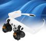 Multifunctional Head Mount LED 21 Combination Magnifier Lighted Headband Magnifying Glass with Replaceable Lens for Inspection Jewelry Clock Electronics Repair Glass Loupe