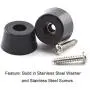 SDTC Tech 16-Pack Rubber Feet with Built in Stainless Steel Washer, Round Non-Slip Furniture Pads (25x20x13mm / D1xD2xH) with Screws for Cutting Board, Electronics, Amps, Cabinet, Chairs etc. SDTC Tech 16-Pack Rubber Feet with Built in Stainless Steel Washer, Round Non-Slip Furniture Pads (25x20x13mm / D1xD2xH) with Screws for Cutting Board, Electronics, Amps, Cabinet, Chairs etc.