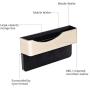 Car Seat Gap Filler,Seat Console Organizer Pocket,Car Seat Gap Storage Box Multi-Function Leather Car Water Cup Holder for Snacks, Electronics