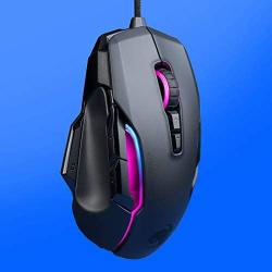 ROCCAT Kone AIMO Gaming Mouse (High Precision, Optical Owl-Eye Sensor (100 to 16.000 DPI), RGB Aimo LED Illumination, 23 Programmable Keys, Designed in Germany) Black (Remastered)