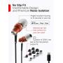 Symphonized NRG MFI Earbuds, Certified Lightning Earbuds Compatible with Apple iPhone/iPad/iPod, Premium Genuine Bubinga Wood in-Ear Noise Isolating Earphones, Stereo Wired Headphones (Black)