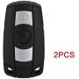 SCITOO Keyless Entry Remote Key Fob Replacement for 1 X 3 Button Uncut Car Key for BMW X5 2007-2013 for BMW X6 2008-2013 for BMW Z4 2009-2013 2pcs FCC K02018-D 315MHz