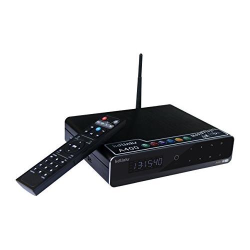 KDLINKS A400 4K Android Quad Core 3D Smart H.265 HD TV Media Player with HDD Bay, WiFi, Dolby 7.1, Gigabit LAN, 2GB RAM, 16GB Storage, 4 Core CPU, 8 Core GPU KDLINKS A400 4K Android Quad Core 3D Smart H.265 HD TV Media Player with HDD Bay, WiFi, Dolby 7.1, Gigabit LAN, 2GB RAM, 16GB Storage, 4 Core CPU, 8 Core GPU