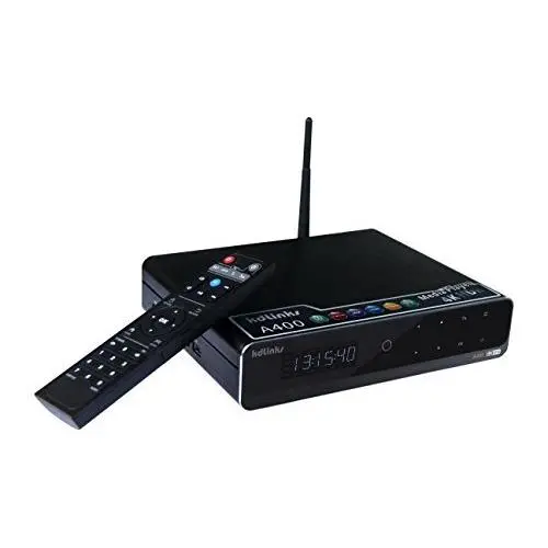 KDLINKS A400 4K Android Quad Core 3D Smart H.265 HD TV Media Player with HDD Bay, WiFi, Dolby 7.1, Gigabit LAN, 2GB RAM, 16GB Storage, 4 Core CPU, 8 Core GPU