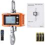 VisionTechShop Digital Crane Scale, DCS-CD 2000lb 1000 kg Heavy Duty Compact Hanging Scale LCD Display with Backight for Farm Factory