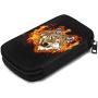 Hxuedan Ice and Fire Wolf Head The Data Cable Storage Bag is A Portable and Independent Design SuitableVFor Travelers to Place The Data Cable, Earphone and Electronic Product Data Cable Storage Bag