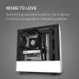 NZXT H510 - CA-H510B-W1 - Compact ATX Mid-Tower PC Gaming Case - Front I/O USB Type-C Port - Tempered Glass Side Panel - Cable Management System - Water-Cooling Ready - White/Black