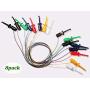 BrightTea Mini SMD Ic Single Hook Clip Electronics MiniGrabbers to MiniGrabbers Wire Lead Test 8 pairs packing