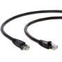 InstallerParts Ethernet Cable CAT6A Cable UTP Booted 1 FT - Black - Professional Series - 10Gigabit/Sec Network/High Speed Internet Cable, 550MHZ InstallerParts Ethernet Cable CAT6A Cable UTP Booted 1 FT - Black - Professional Series - 10Gigabit/Sec Network/High Speed Internet Cable, 550MHZ