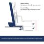 Ergotron - WorkFit-S Dual Sit-Stand Workstation with Worksurface - for Tabletop, Black
