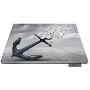 NICOKEE Seagulls Rectangle Gaming Mousepad Anchor Turns into Flying Birds Seagulls for Liberty and Hope Mouse Pad Mouse Mat for Computer Desk Laptop Office 9.5 X 7.9 Inch Non-Slip Rubber