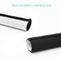 Kootek 118-Inch Cable Management Sleeves with Cable Ties, Neoprene Cable Organizer Cord Cover Wire Hider for TV Computer Office Theater (Black&White, Large)