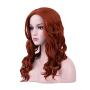 SinRany Women’s Short Curly Orange Brown Wig