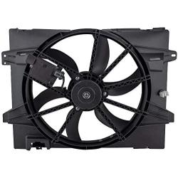 BOXI 621-353 Radiator Cooling Fan Assembly Replacement for 2005-2011 Lincoln Town Car / 2006-2011 Ford Crown Victoria / 2006-2011 Mercury Grand Marquis (ONLY fits 4.6L V8) Replaces 6W1Z8C607A 621380CU