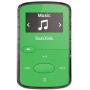 SanDisk 8GB Clip Jam MP3 Player, Green - microSD card slot and FM Radio - SDMX26-008G-G46G