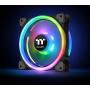 Thermaltake Riing Trio 12 RGB TT Premium Edition 120mm Software Enabled 30 Addressable LED 9 Blades Case/Radiator Fan - 3 Pack - CL-F072-PL12SW-A, Trio RGB