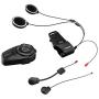 Sena 10S-01 Motorcycle Bluetooth Headset Communication System Black, Small