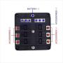 circuit breaker Fuse Block W/Negative Bus - JOYHO 6 Way Fuse Distribution Box with Ground, With Protection Cover, Bolt Connect Terminals, 70 pcs Stick Label, for Automotive Vehicle Boat Marine