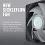 Cooler Master MasterLiquid ML120L RGB V2, Close-Loop AIO CPU Liquid Cooler, 120 Radiator, SickleFlow 120mm, RGB Lighting, 3rd Gen Dual Chamber Pump for AMD Ryzen/Intel LGA1200/1151