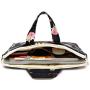 Canvaslife Flamingos Pattern Waterproof Laptop Shoulder Messenger Bag Laptop Computer Briefcases with Rebound Bubble Protection for 15 inch and 15.6 inch Laptop