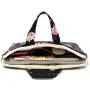 Canvaslife Flamingos Pattern Waterproof Laptop Shoulder Messenger Bag Laptop Computer Briefcases with Rebound Bubble Protection for 15 inch and 15.6 inch Laptop