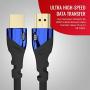 Monster Ultra High-Speed 8K Cobalt HDMI 2.1 4ft Cable at 48 Gbps for Apple TV, Roku, Samsung, QLED, Sony, LG, Playstation, PS5, PS4 and Xbox