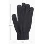 WaitingU Thicken Soft Knitted Texting Touch Screen Gloves for Smartphones PC Laptop Tablet Driving Skiing and Cycling Outdoor Gloves with Anti-Slip Design (A-Black)